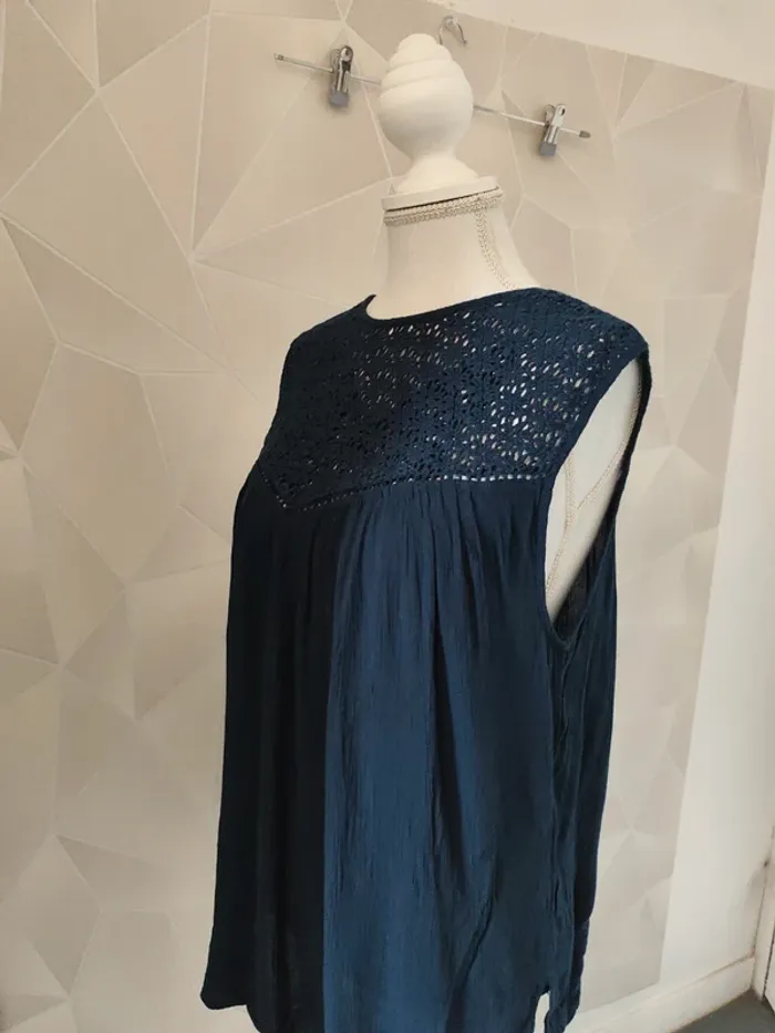 Blouse bleu - photo numéro 4