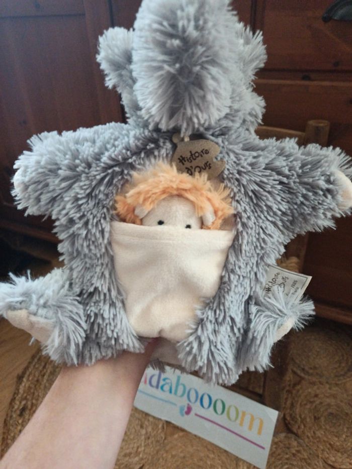 Marionnette éléphant histoire d'Ours tbe - photo numéro 3