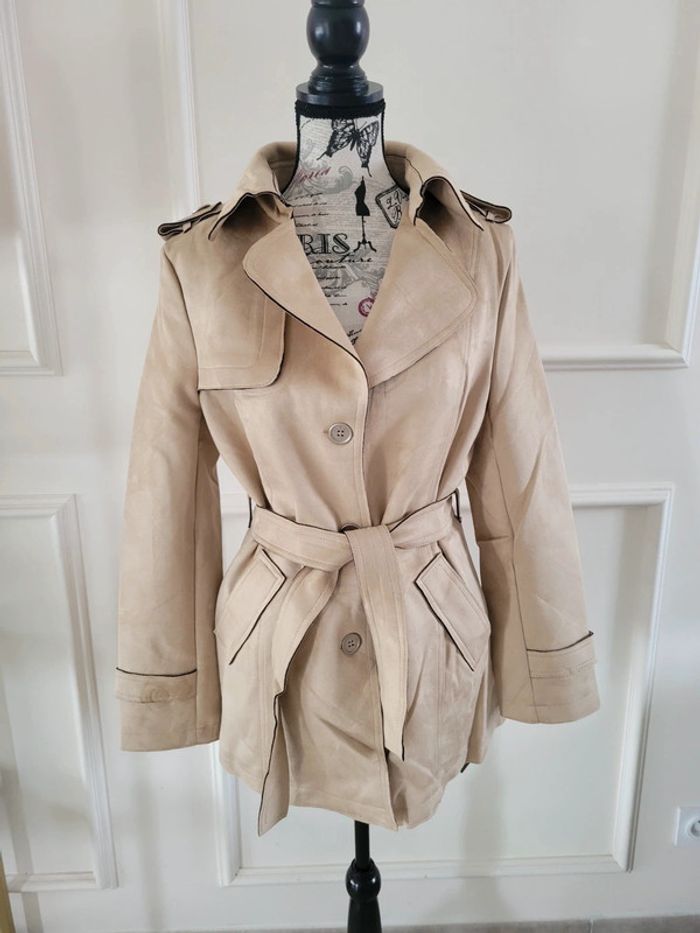Trench effet daim