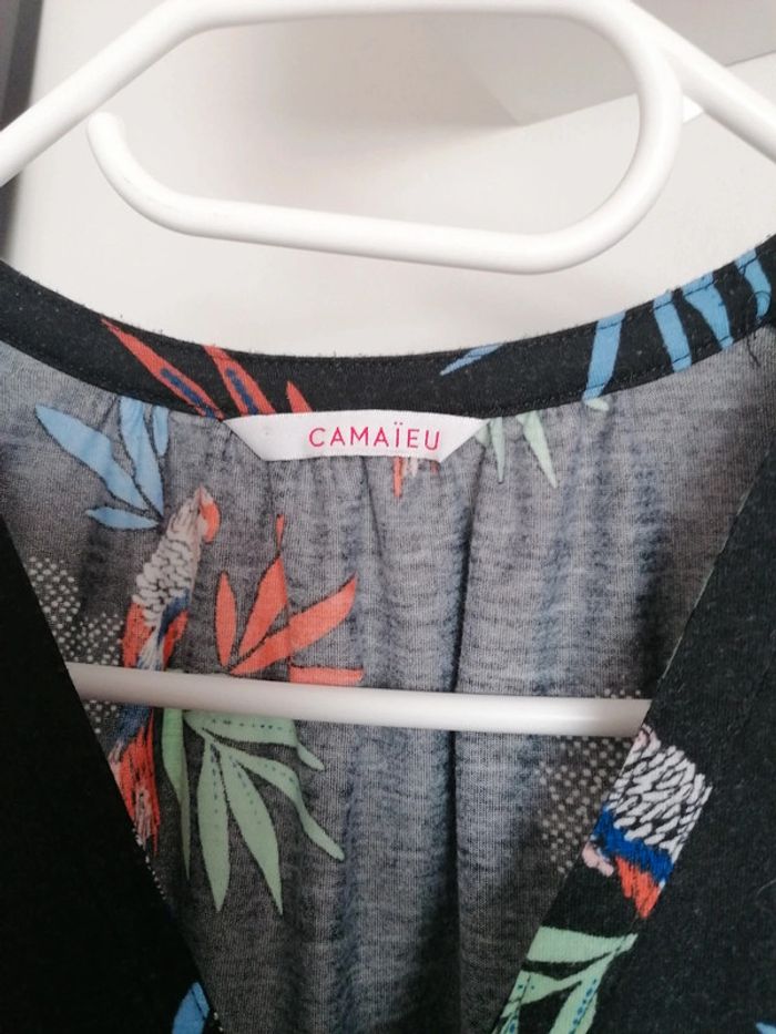 Haut à boutons Camaïeu taille S - photo numéro 3