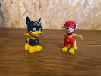 Lot de 2 personnages super héros de la Pat Patrouille