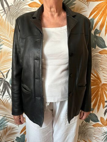 Veste en cuir de la marque Mellencamp