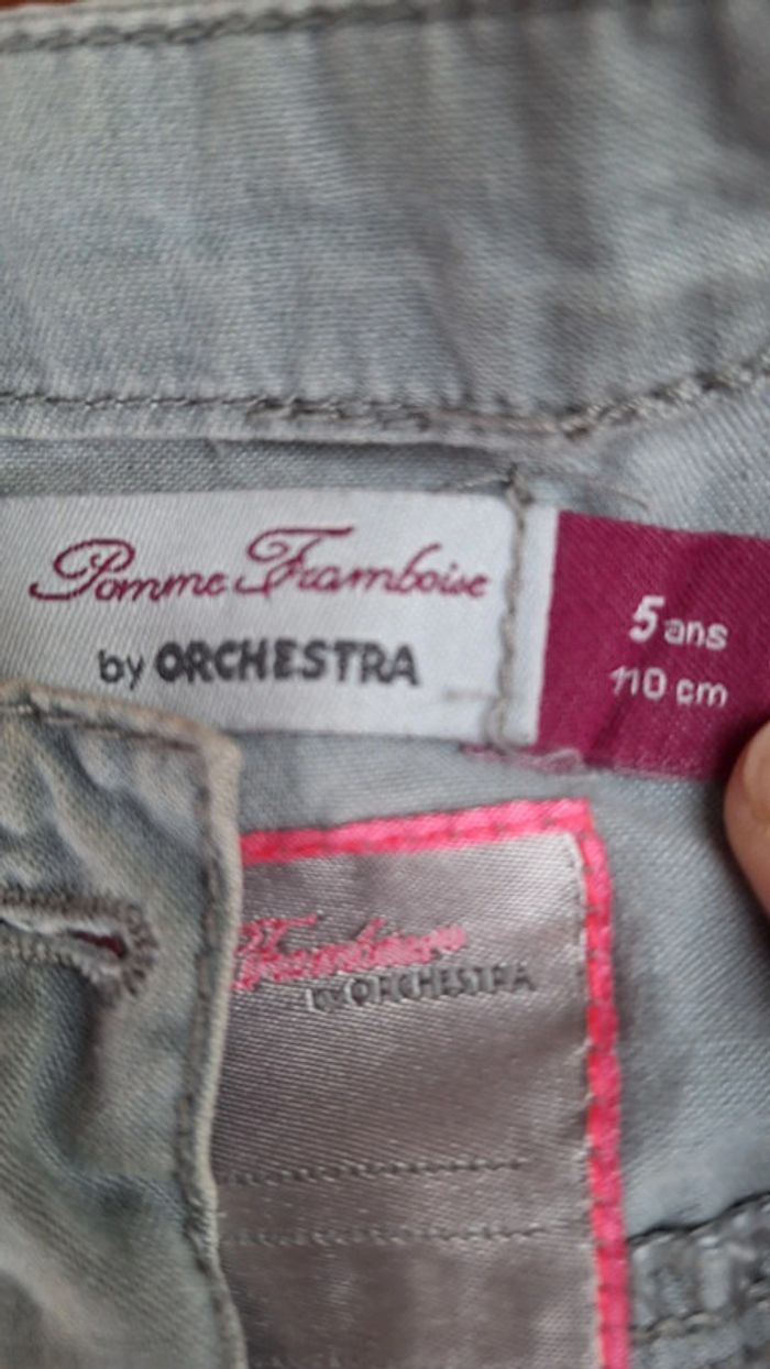 Veste sans manche 5 ans pomme framboise orchestra - photo numéro 2