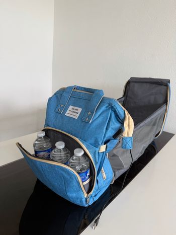 Sac à langer Neuf 2-en-1 avec lit bébé intégré – Ultra pratique