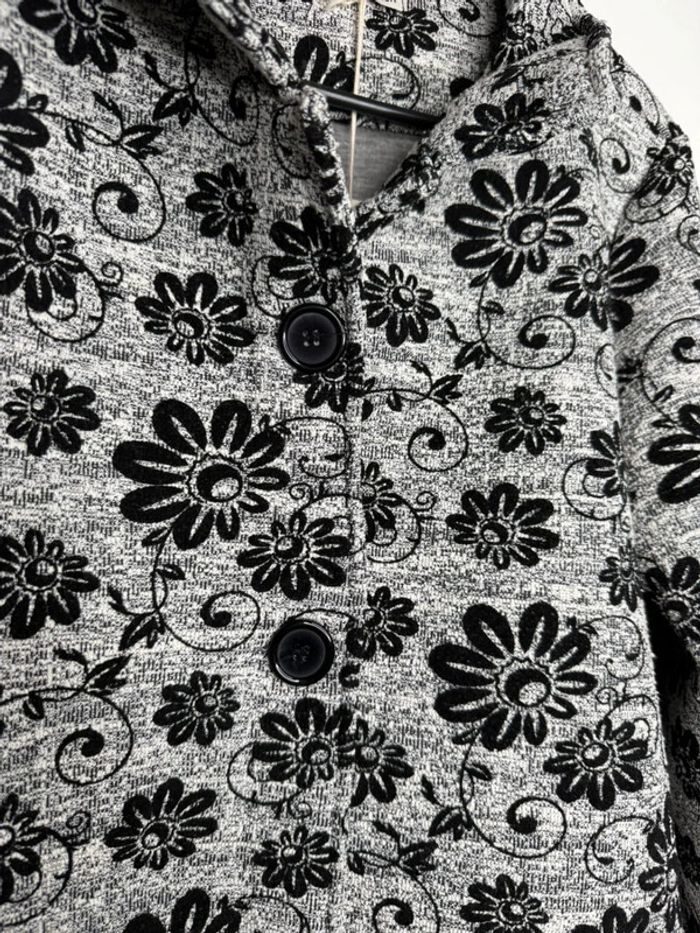 🩶 magnifique manteau gris à motif / New Collection - T/M-L🩶 - photo numéro 5