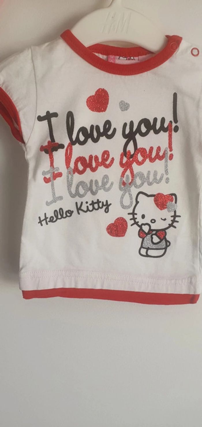 T-shirt Hello kitty 6m - photo numéro 3