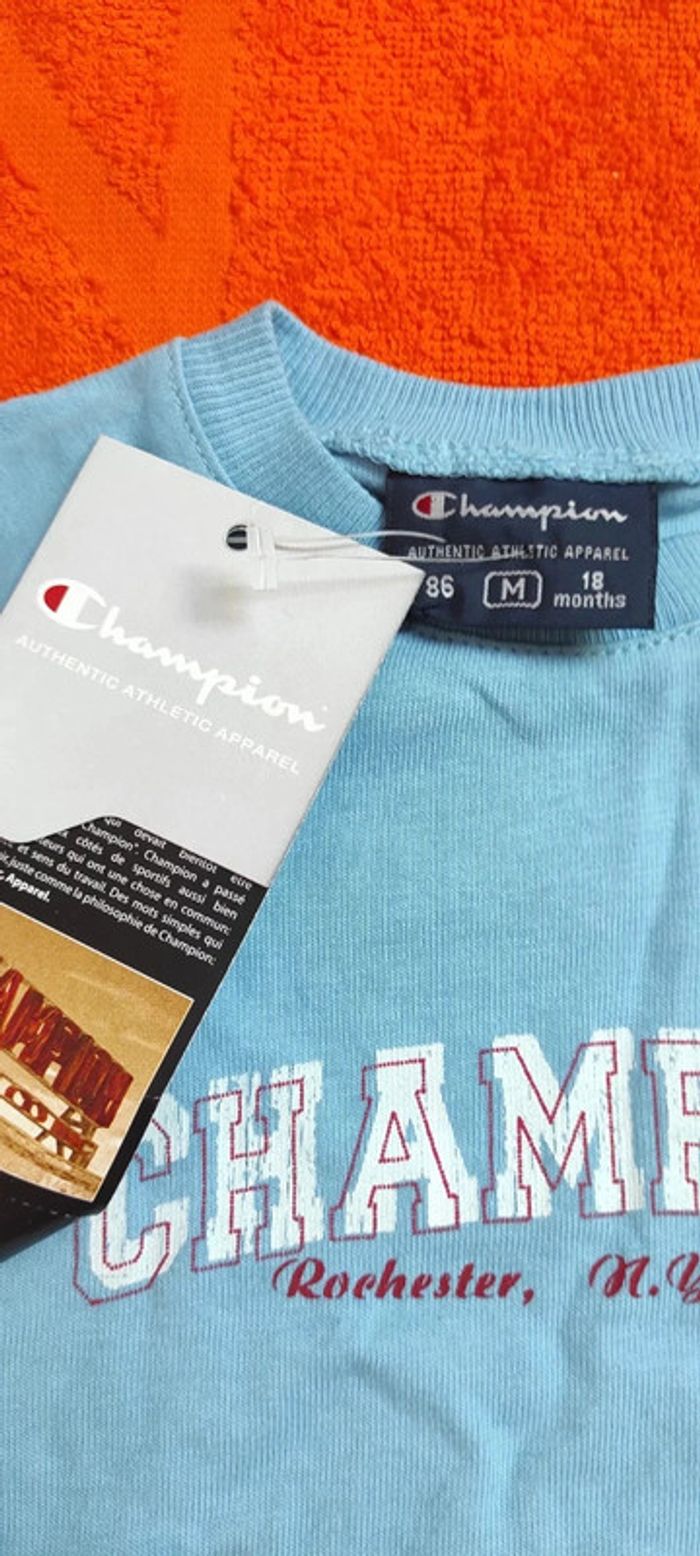 Tee-shirt manches courtes Champion 18 mois 86 cm - photo numéro 2