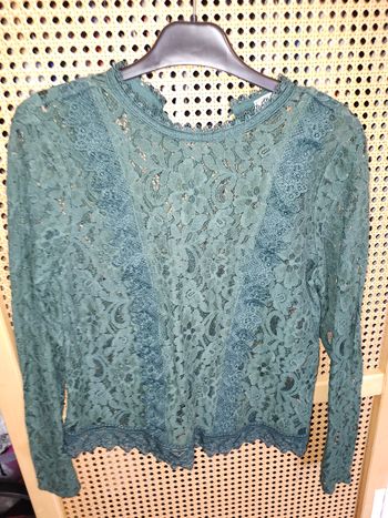 Blouse  chemise brodé pimkie