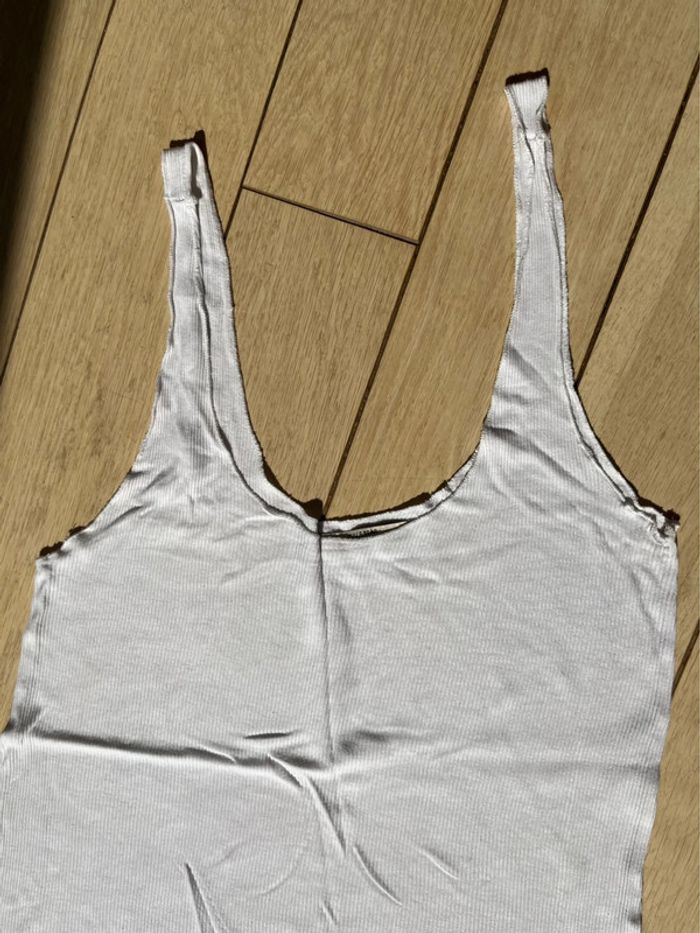 Débardeur blanc côtelé basique – parfait été / layering - Pull & Bear - photo numéro 6