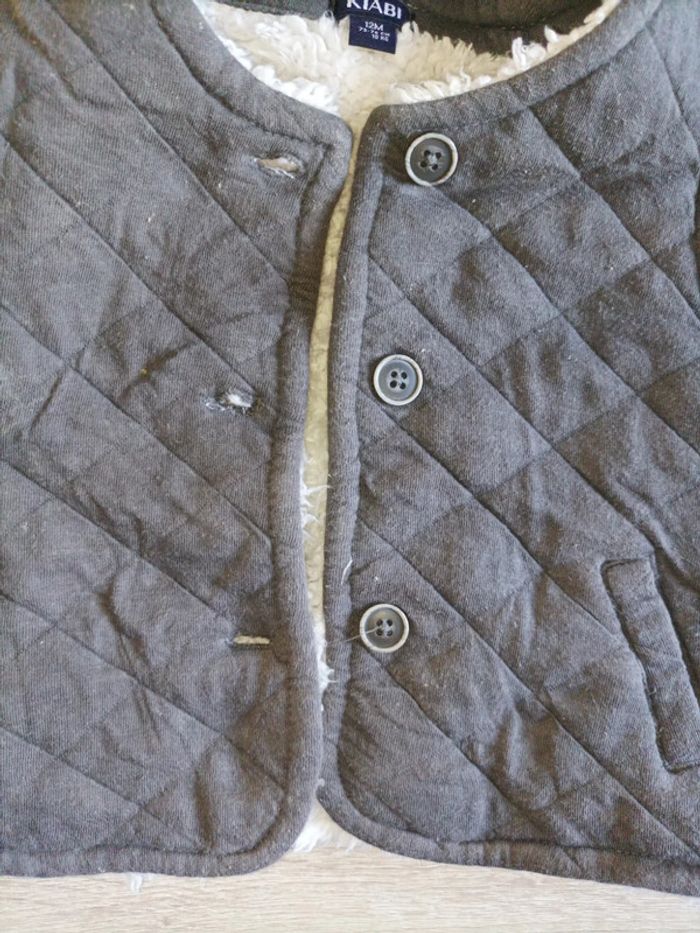 Gilet sans manches 12 mois "Kiabi" - photo numéro 2