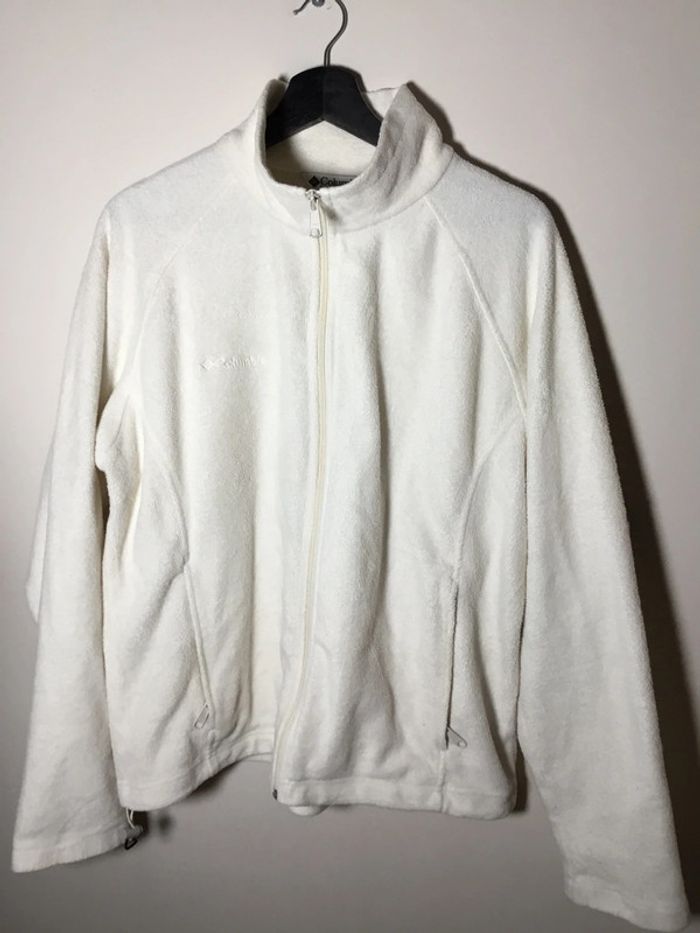 Veste polaire pour femme Columbia crème taille XL 159