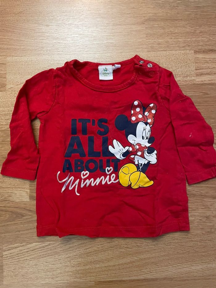 Lot t-shirts manches longues 9 mois - photo numéro 4