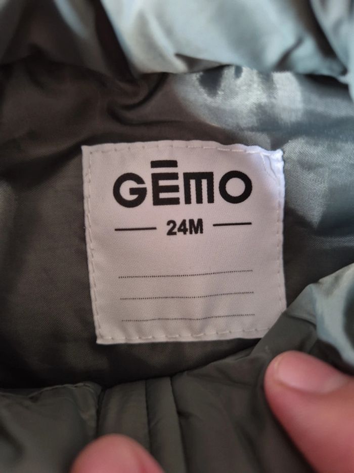Blouson sans manches kaki 24 mois - photo numéro 3