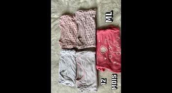 Lot de 5 bodies ML 12mois