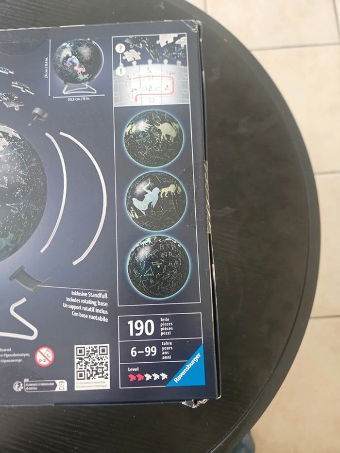Ravensburger - Puzzle 3D Ball éducatif - Globe Phosphorescent 180 p  neuf - photo numéro 5