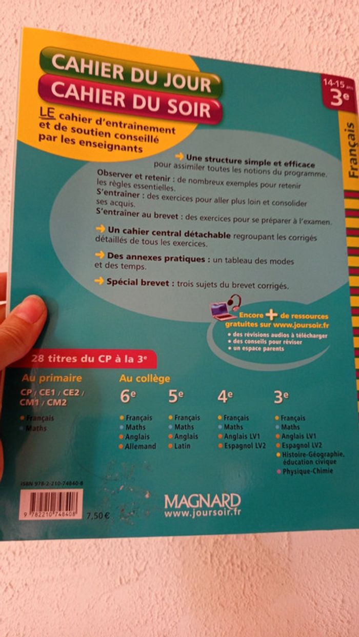 Cahier Brevet 🔸 Français 3eme - photo numéro 2