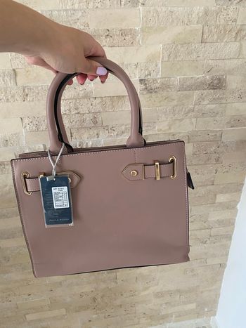 Sac  a main rose pâle