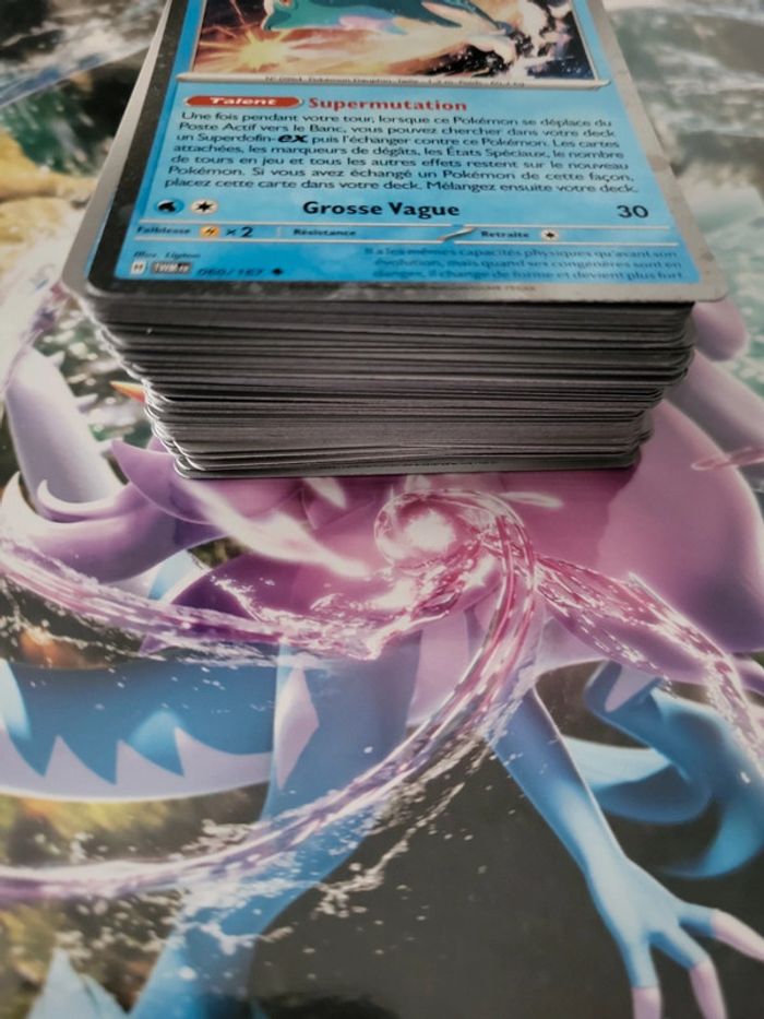 Lot 100 cartes pokemon mascarade crépusculaire - photo numéro 2