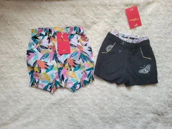 Lot short fille 6 mois