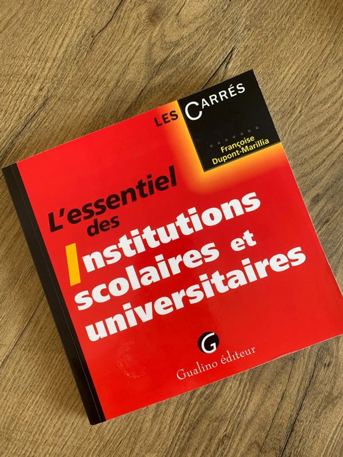 L’essentiel des institutions scolaires et universitaires - Les carrés