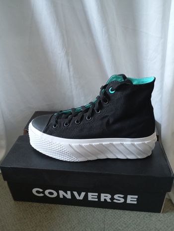 Converse noir plateforme