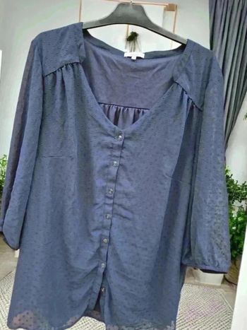 Chemise bleu marine 🌹52🌹
