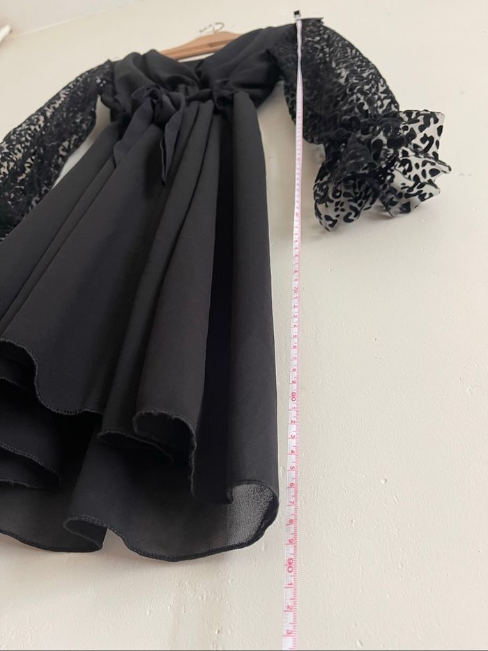 Robe noir manche longue cache coeur Italy - photo numéro 4