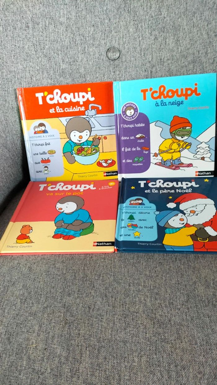 Livres T'choupi Nathan