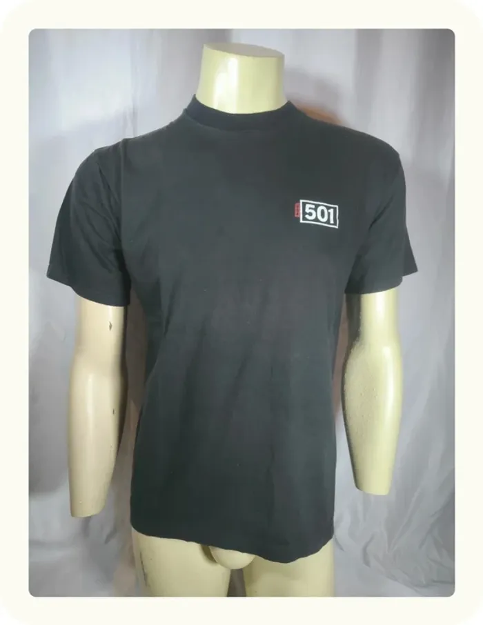 Tee shirt noir 501 USA Taille S 36