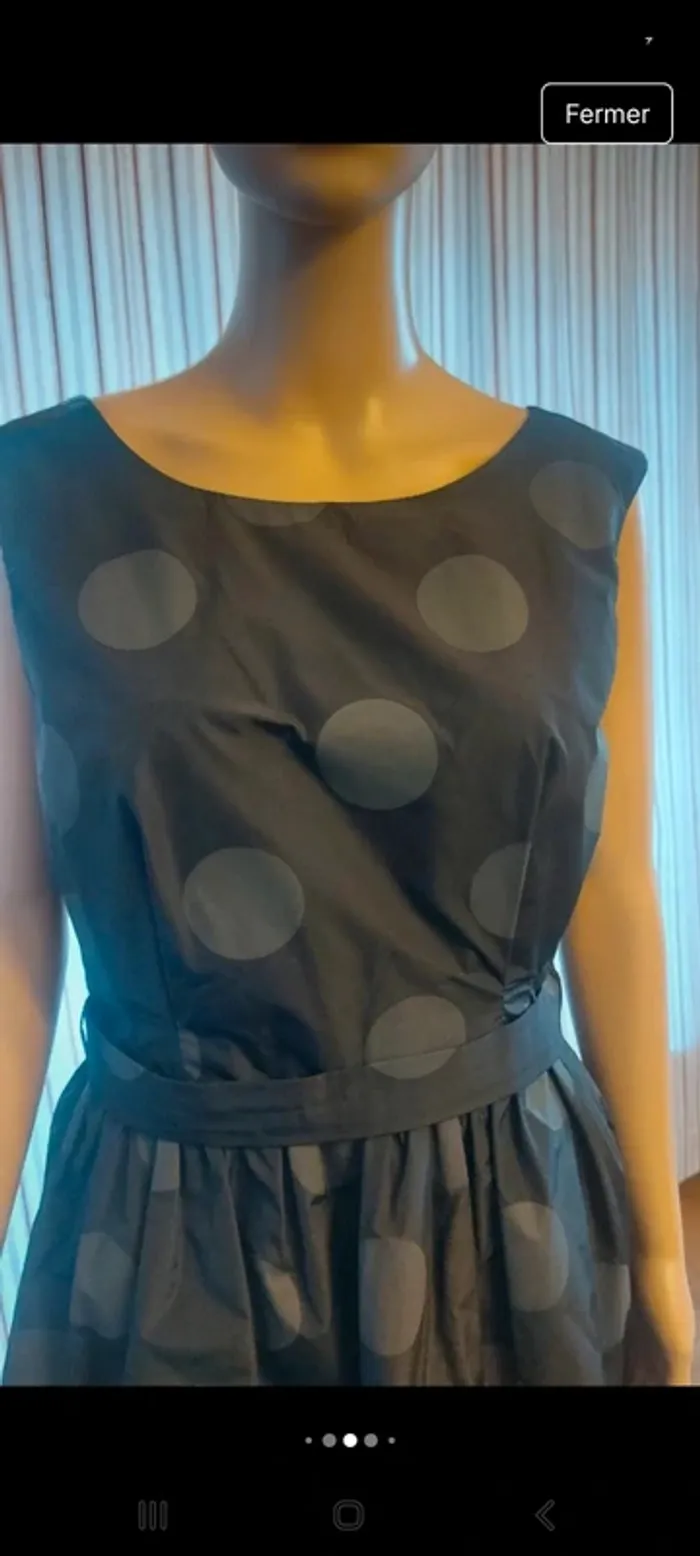 Robe Naf Naf noire avec jupon fr42 parfait état - photo numéro 11