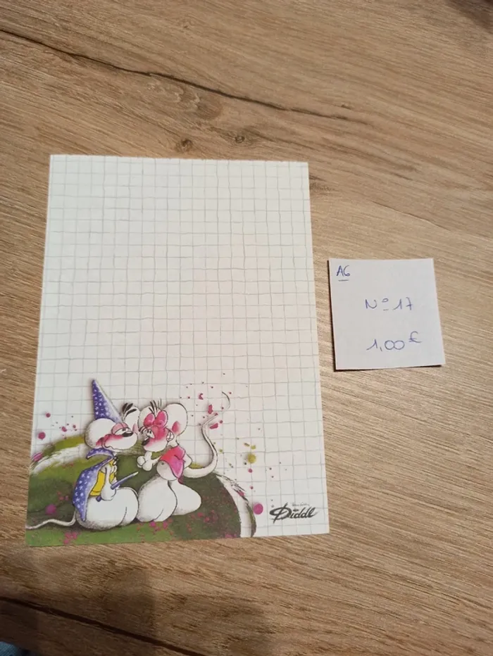 Feuille Diddl A6 17 1,00€