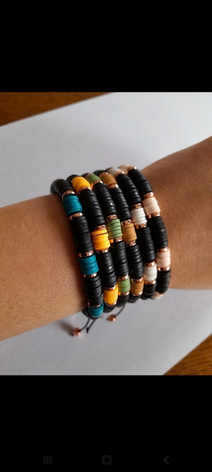 Bracelet perles heishi