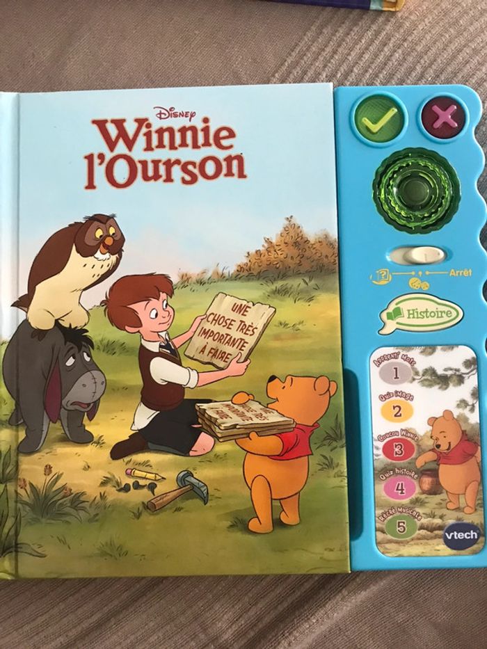 Livre magilivre interactif VTech Winny l'ourson