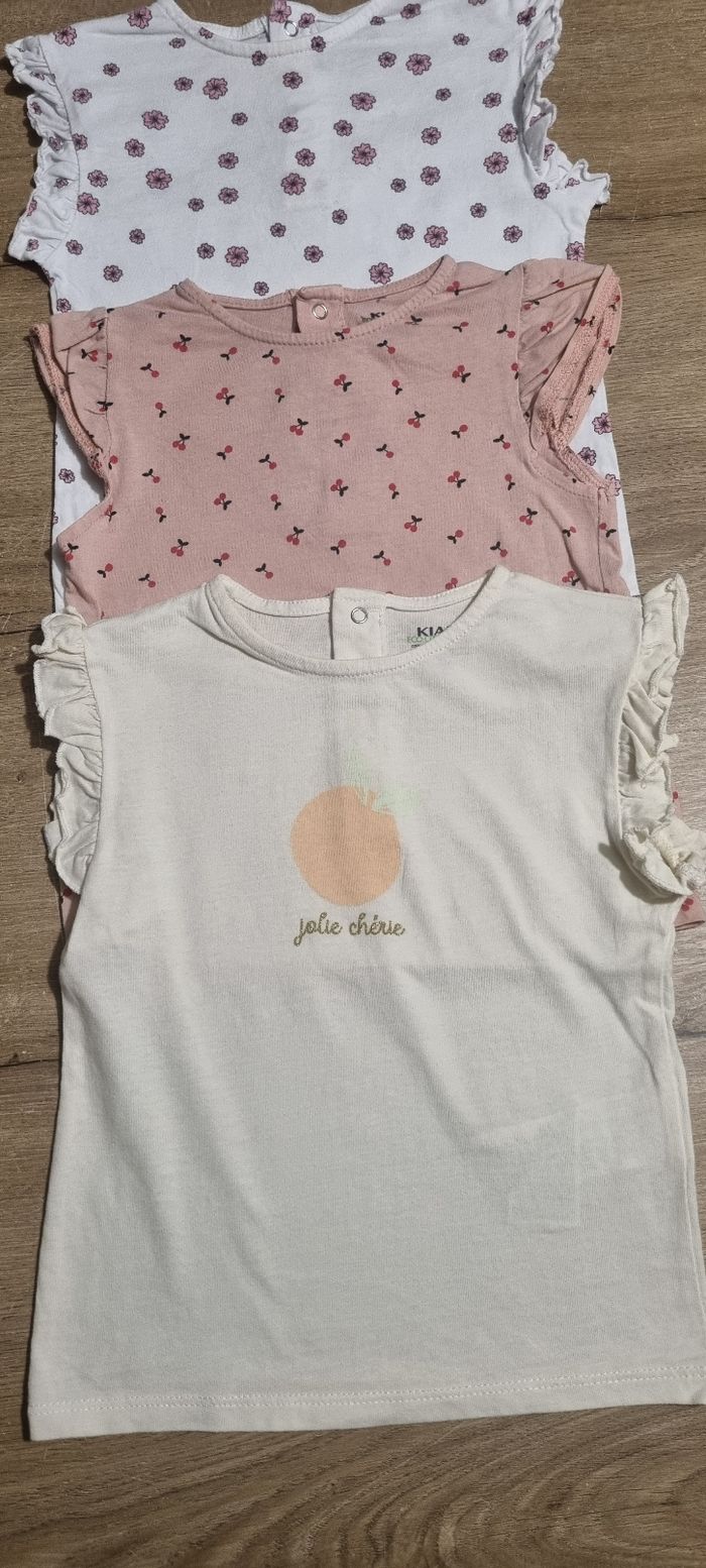 Lot t-shirts MC 24 mois 🌸🍒 - photo numéro 2