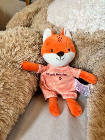 Doudou/peluche enfant renard 