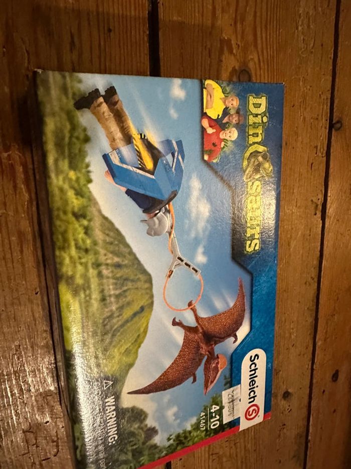 NEUF Schleich figurines dinosaures ptéranodon ptérodactyle jetpack personnage volant - photo numéro 2