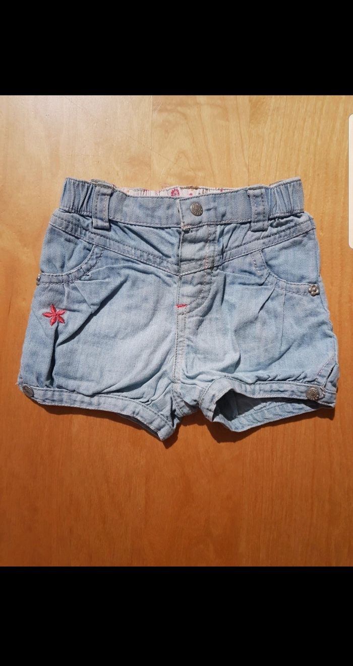 Short en jean bébé fille 6 mois