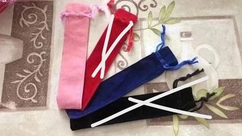 Etuis à stylos en velours (par 4)