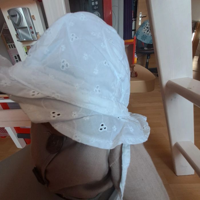 Chapeau avec protège nuque taille50/51 #pusblu - photo numéro 4