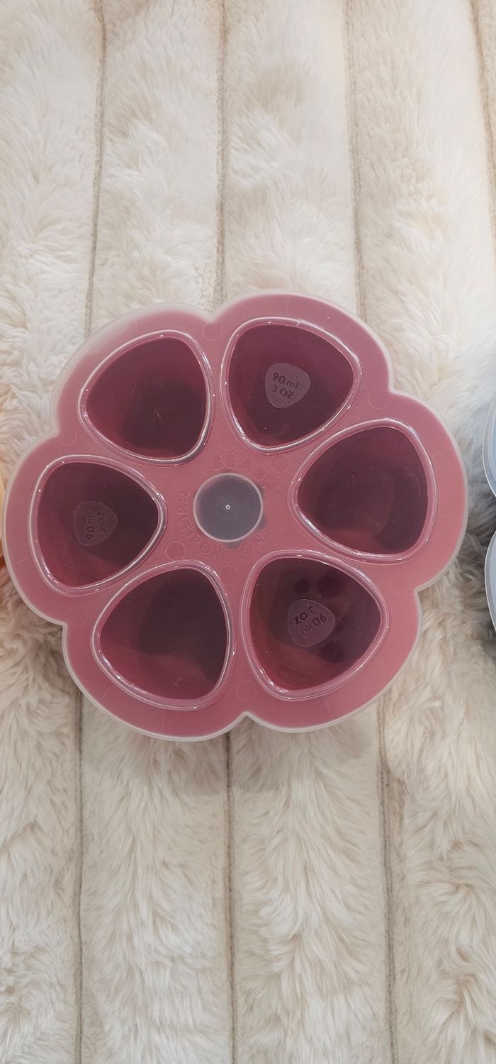 Lot de 3 fleurs 🌸 multiportions Béaba aux différents formats - photo numéro 7