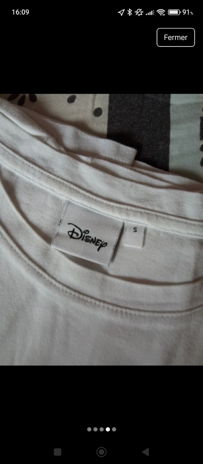 T-shirt blanc Minnie et Mickey - photo numéro 4