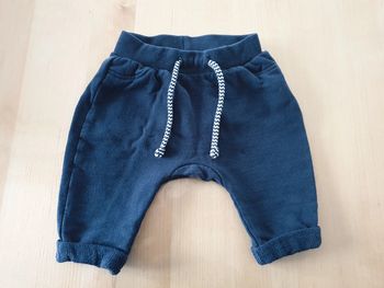 Pantalon souple bébé 3 mois bleu marine Tape à l'oeil