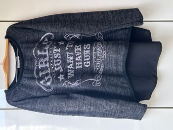 Pull gris anthracite Made in Italy - Taille 38