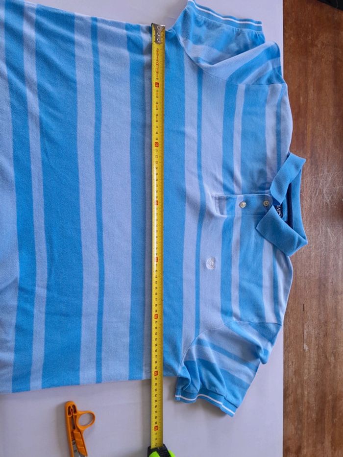 Polo rayé Chaps modèle natural strech grand L - photo numéro 8