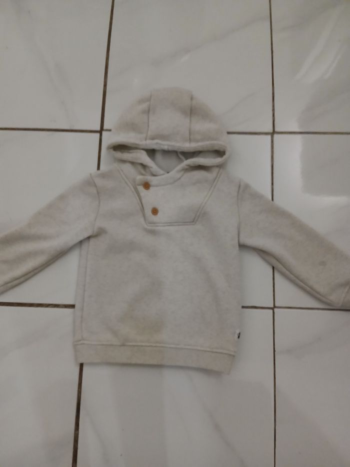 Pull garcon en coton taille 37 mois  marque kiabi - photo numéro 6