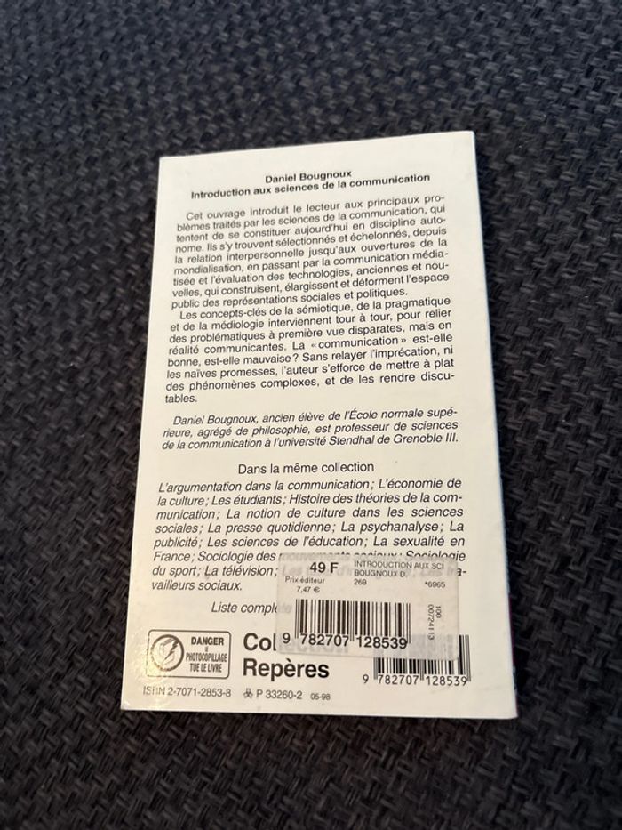 Livre introduction aux sciences de la communication - photo numéro 2