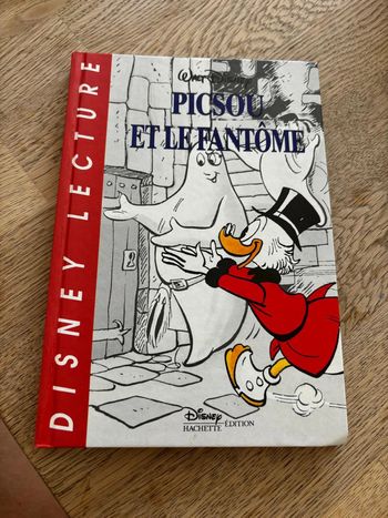 livre Disney lecture picsou et le fantôme