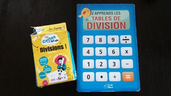 Livre et jeu j apprends les divisions