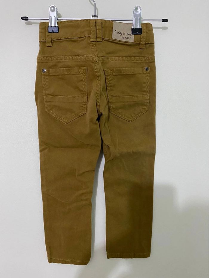 Pantalon marron/jaune Kanz 3 ans - photo numéro 2