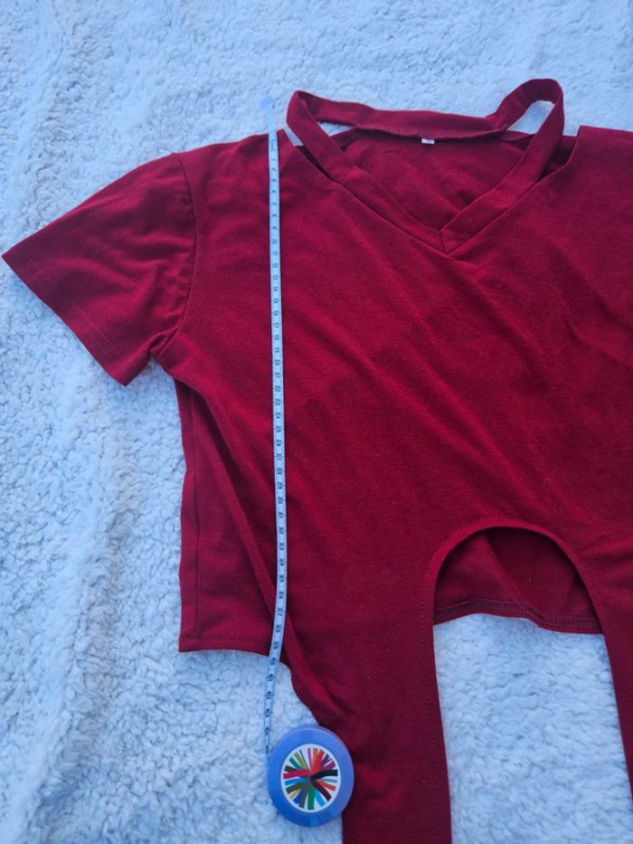 T-shirt Court Rouge - photo numéro 8